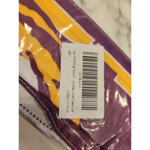 LSU Tigers Purple & Gold Face Mask Set of 5 For Adults - Picture 4 of 4